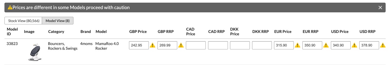 IRP Advanced Pricing