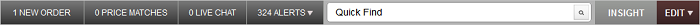 IRP Admin Top Navigation