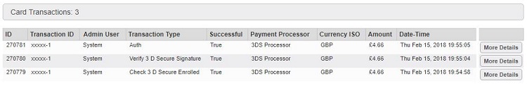 3D Secure Order Example 1