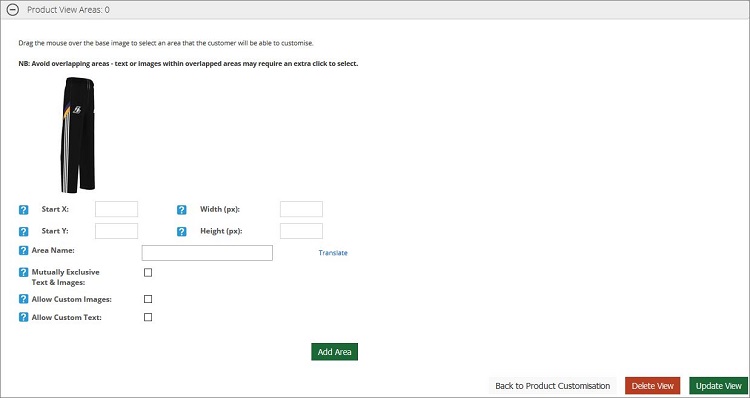 Product Customisation Product Views