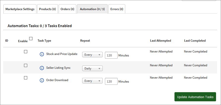 Automation Tasks