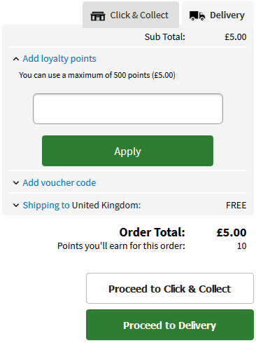 IRP Points Based Loyalty Scheme