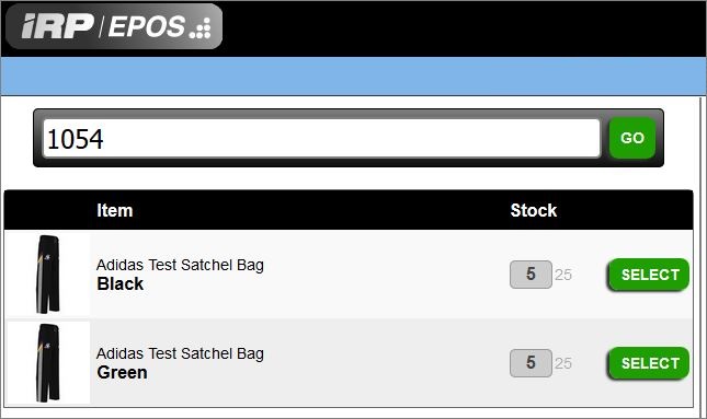 Stock Mode - Selection