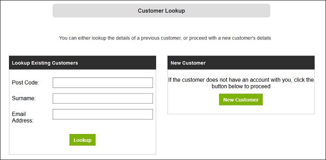 Telesales Customer Lookup