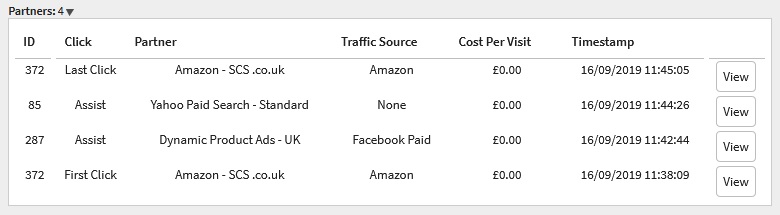 Traffic Partners grid