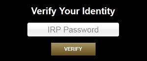 Verify Identity for Two Factor Authentication window