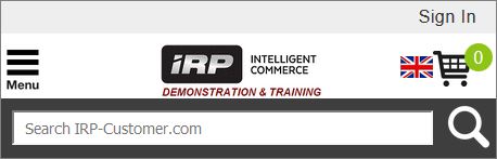 IRP Mobile Site Header
