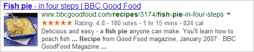 Example recipe snippet